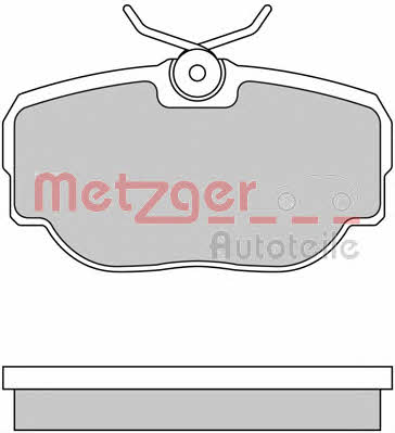 Metzger 1170605 Brake Pad Set, disc brake 1170605