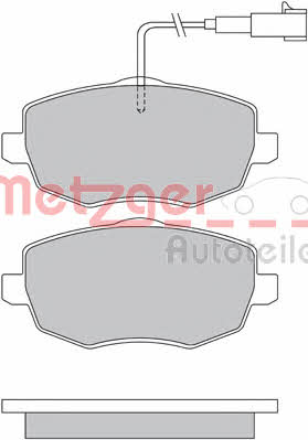 Metzger 1170634 Brake Pad Set, disc brake 1170634