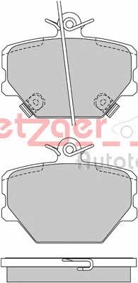 Metzger 1170077 Brake Pad Set, disc brake 1170077