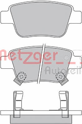Metzger 1170193 Brake Pad Set, disc brake 1170193