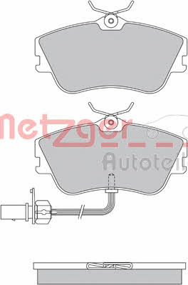 Metzger 1170376 Brake Pad Set, disc brake 1170376