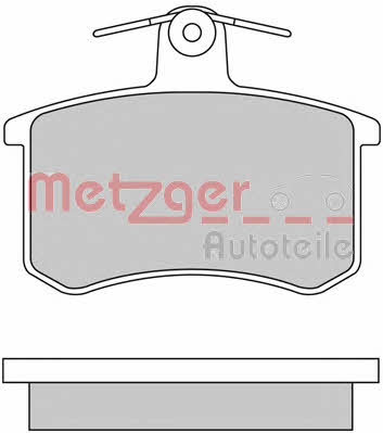 Metzger 1170030 Brake Pad Set, disc brake 1170030