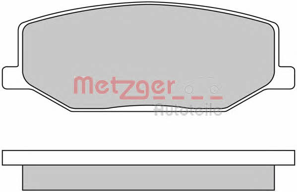 Metzger 1170259 Brake Pad Set, disc brake 1170259
