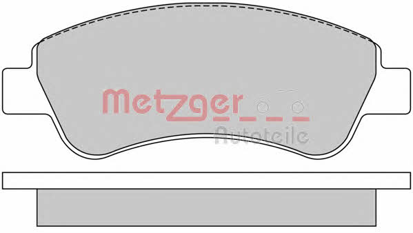 Metzger 1170026 Brake Pad Set, disc brake 1170026