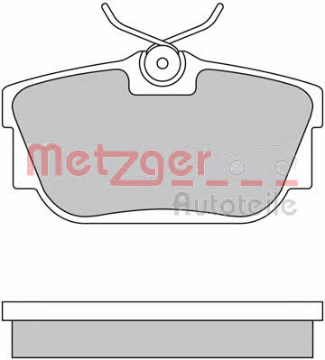 Metzger 1170332 Brake Pad Set, disc brake 1170332