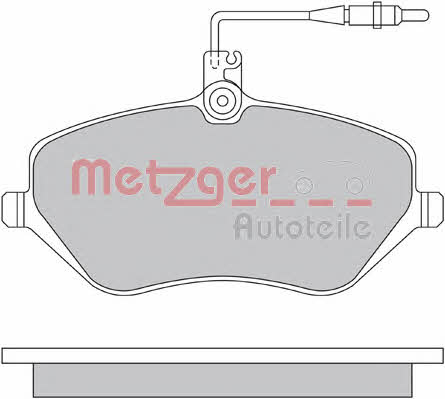 Metzger 1170346 Brake Pad Set, disc brake 1170346