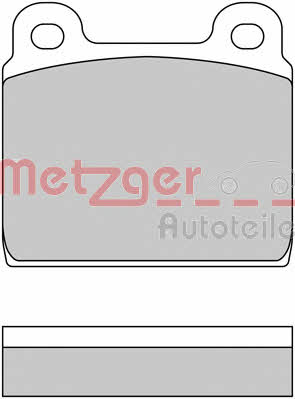 Metzger 1170370 Brake Pad Set, disc brake 1170370