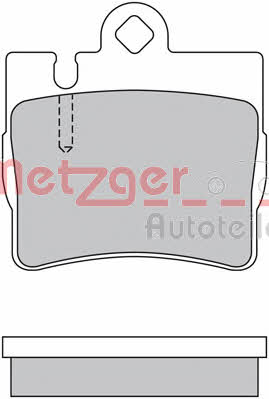 Metzger 1170460 Brake Pad Set, disc brake 1170460