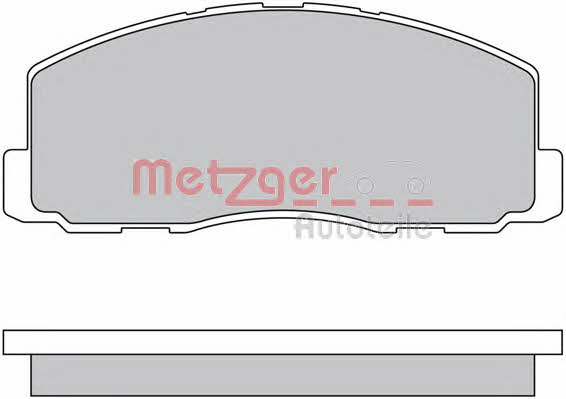Metzger 1170569 Brake Pad Set, disc brake 1170569