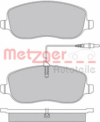 Metzger 1170232 Brake Pad Set, disc brake 1170232