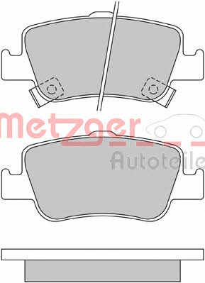 Metzger 1170334 Brake Pad Set, disc brake 1170334