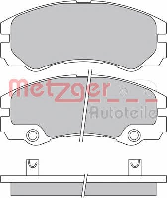 Metzger 1170363 Brake Pad Set, disc brake 1170363