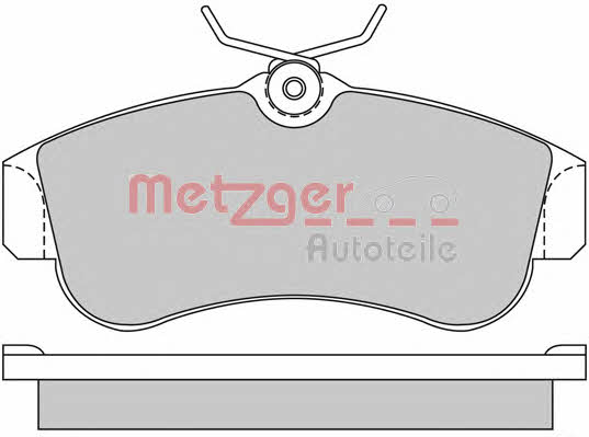 Metzger 1170574 Brake Pad Set, disc brake 1170574