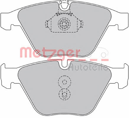 Metzger 1170090 Brake Pad Set, disc brake 1170090