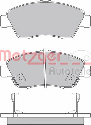Metzger 1170388 Brake Pad Set, disc brake 1170388