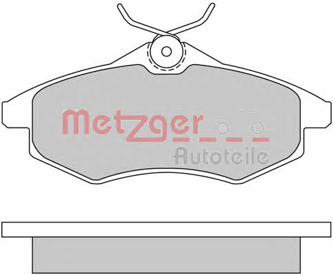 Metzger 1170163 Brake Pad Set, disc brake 1170163