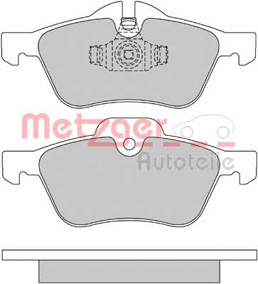Metzger 1170189 Brake Pad Set, disc brake 1170189