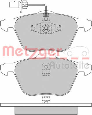 Metzger 1170342 Brake Pad Set, disc brake 1170342