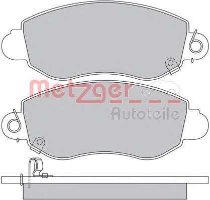 Metzger 1170365 Brake Pad Set, disc brake 1170365