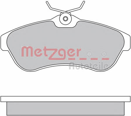 Metzger 1170438 Brake Pad Set, disc brake 1170438