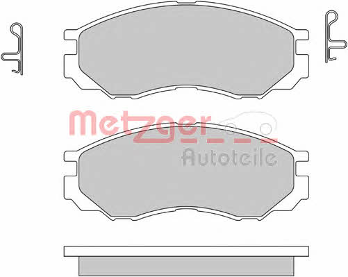 Metzger 1170493 Brake Pad Set, disc brake 1170493