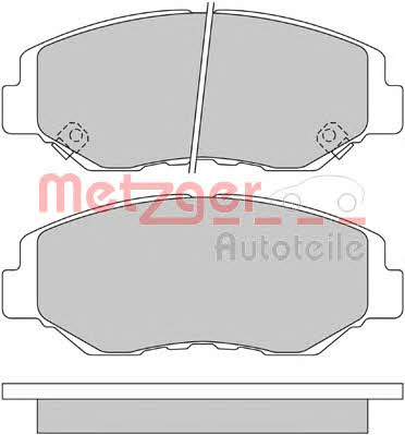 Metzger 1170507 Brake Pad Set, disc brake 1170507