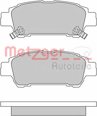 Metzger 1170519 Brake Pad Set, disc brake 1170519