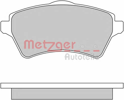 Metzger 1170612 Brake Pad Set, disc brake 1170612