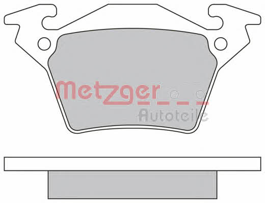 Metzger 1170331 Brake Pad Set, disc brake 1170331