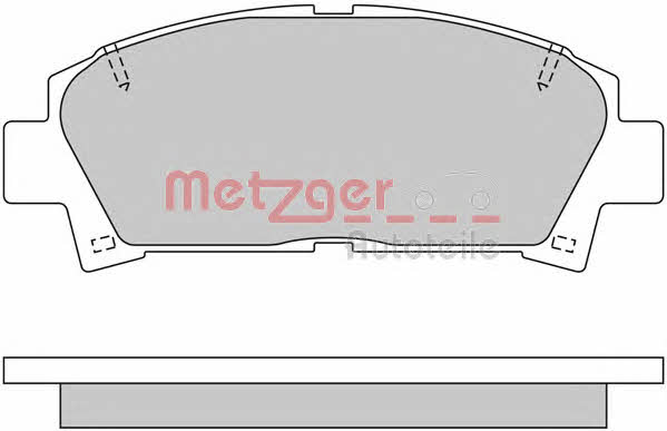 Metzger 1170398 Brake Pad Set, disc brake 1170398