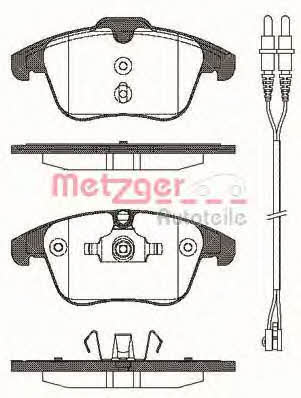 Metzger 1170773 Brake Pad Set, disc brake 1170773