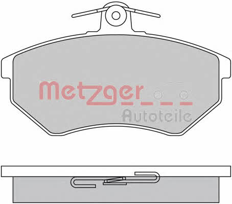 Metzger 1170062 Brake Pad Set, disc brake 1170062
