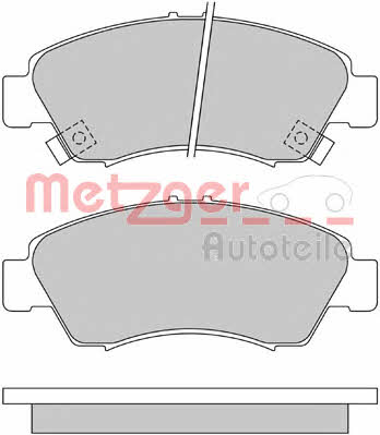 Metzger 1170230 Brake Pad Set, disc brake 1170230