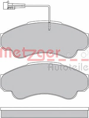 Metzger 1170344 Brake Pad Set, disc brake 1170344