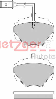 Metzger 1170626 Brake Pad Set, disc brake 1170626
