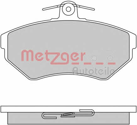 Metzger 1170061 Brake Pad Set, disc brake 1170061