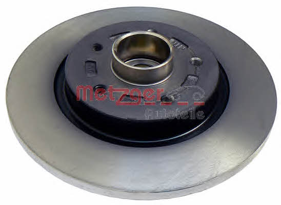 Metzger 6110027 Rear brake disc, non-ventilated 6110027