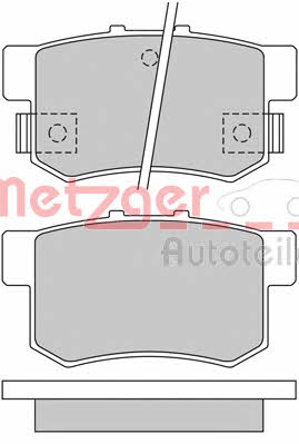 Metzger 1170213 Brake Pad Set, disc brake 1170213