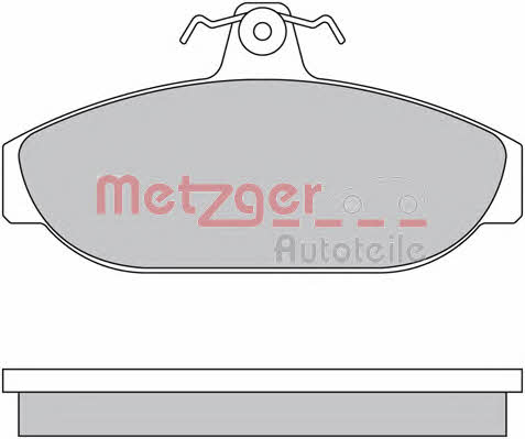 Metzger 1170315 Brake Pad Set, disc brake 1170315