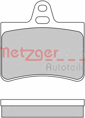Metzger 1170311 Brake Pad Set, disc brake 1170311