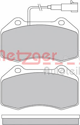 Metzger 1170559 Brake Pad Set, disc brake 1170559