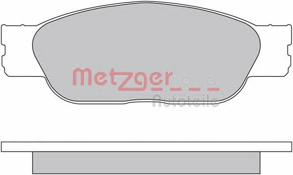 Metzger 1170610 Brake Pad Set, disc brake 1170610