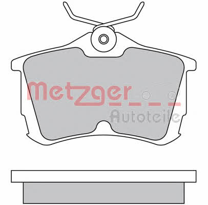 Metzger 1170435 Brake Pad Set, disc brake 1170435