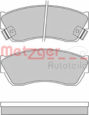 Metzger 1170625 Brake Pad Set, disc brake 1170625