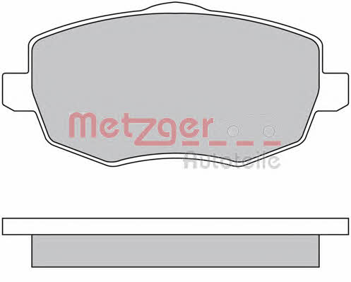 Metzger 1170633 Brake Pad Set, disc brake 1170633