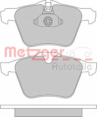 Metzger 1170126 Brake Pad Set, disc brake 1170126