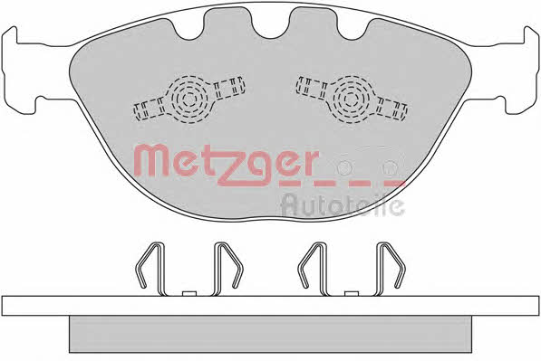 Metzger 1170380 Brake Pad Set, disc brake 1170380