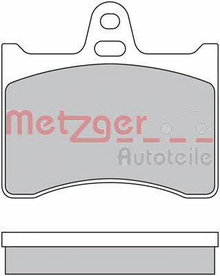 Metzger 1170567 Brake Pad Set, disc brake 1170567