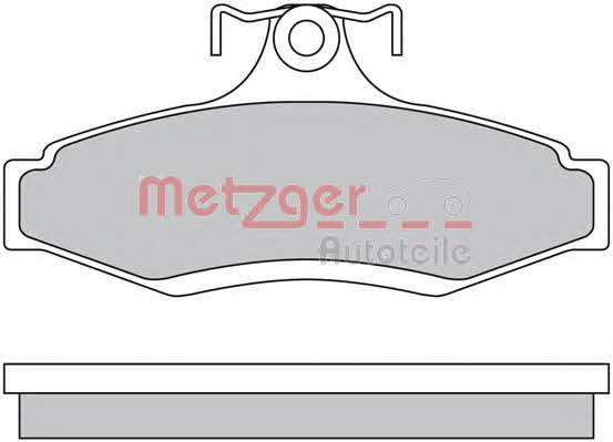 Metzger 1170581 Brake Pad Set, disc brake 1170581