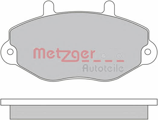 Metzger 1170629 Brake Pad Set, disc brake 1170629
